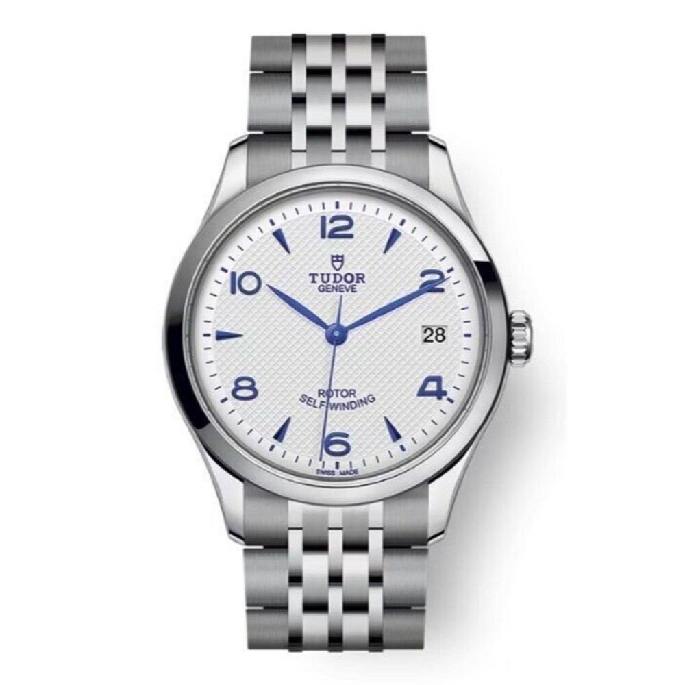 New 2024! TUDOR 1926 M91450-0005 Opaline & Blue Dial SS 36mm Watch - Full Set